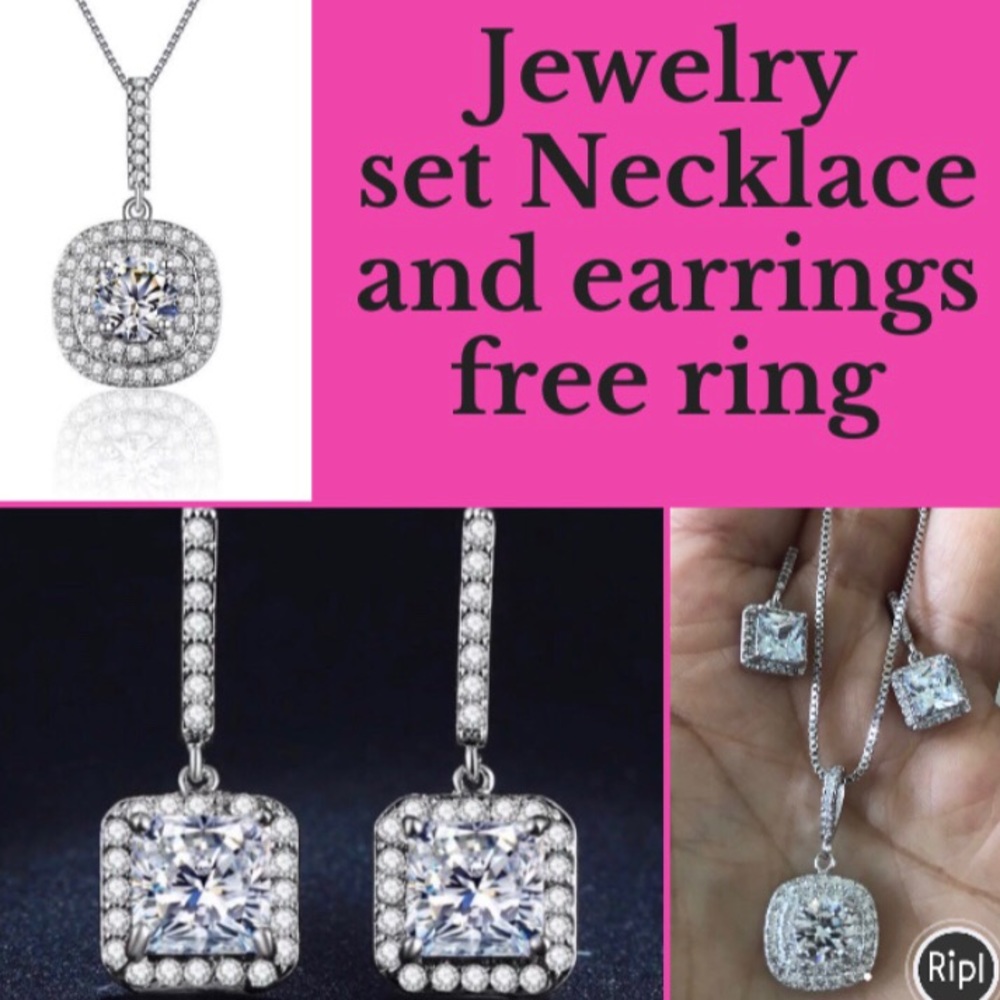 S925 Necklace and Ring Set